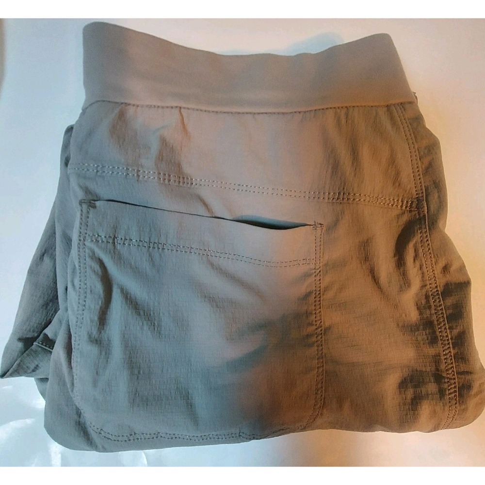 Athleta Women's Gray Zip Up‎ Snap Trekkie Jogger Athletic Pants -12 #54023
